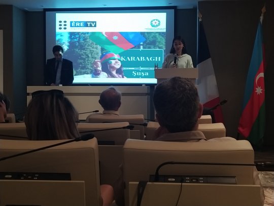 TV Locale Paris - tentative de sabotage lors de la projection du film '' la Route vers le Karabakh''