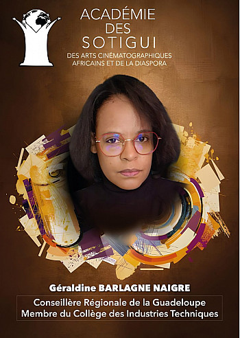 TV Locale Paris : Géraldine Barlagne-Naigre, Vice-Présidente de la Commission Cutlture de Guadeloupe est la ''Nouvelle Étoile de l'Académie des Sotigui'' : Une Avancée Majeure pour le Cinéma Africain.