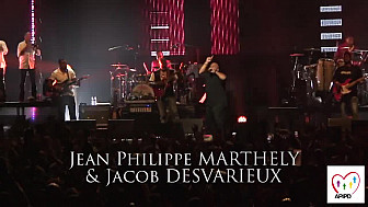 Jean-Philippe MARTHELY et Jacob DESVARIEUX, chanteurs du groupe KASSAV au Zénith de Paris pour le concert Drepaction 2009 !