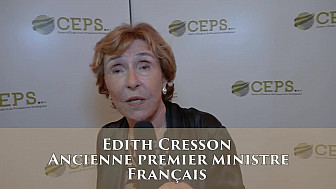 ÉDITH CRESSON SEULE ET UNIQUE FEMME PREMIER MINISTRE FRANÇAIS : au Gala du CEPS.